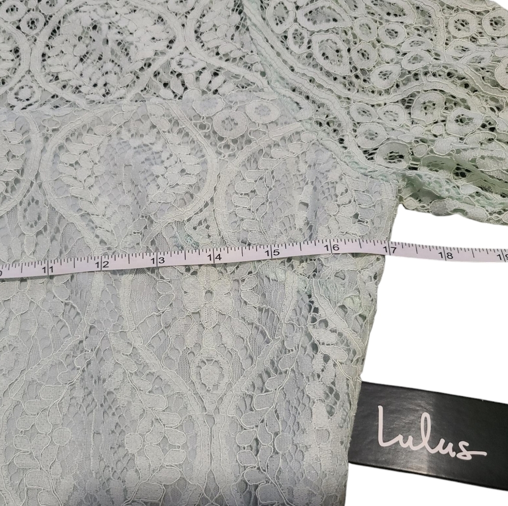 LULUS lace overlay dress L - Picture 5 of 11